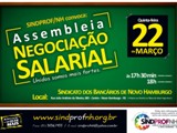 MARÇO 2012
Cartaz Negociação Salarial